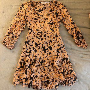 & other stories floral mini dress